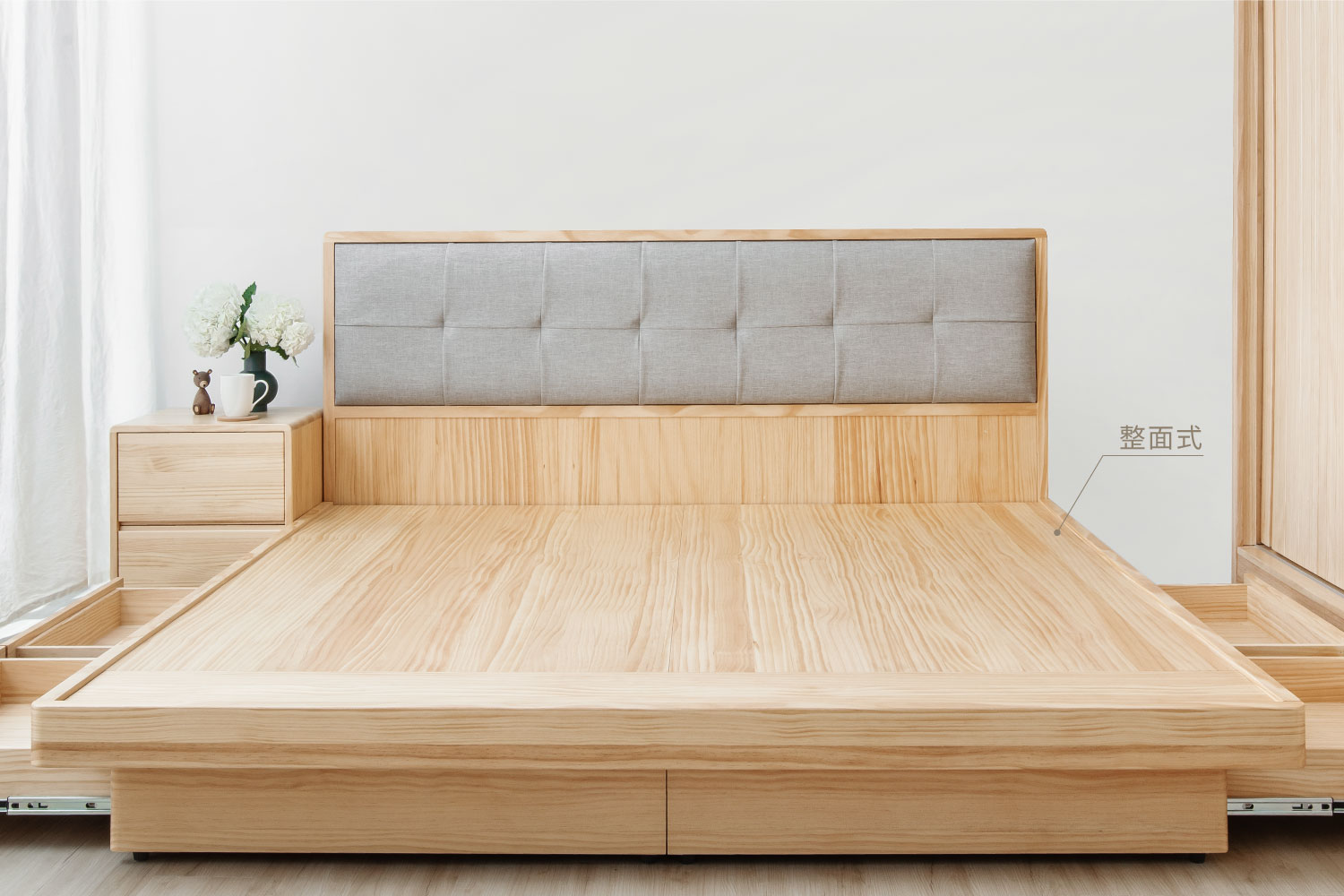 Gefion格費床架-整面式床板